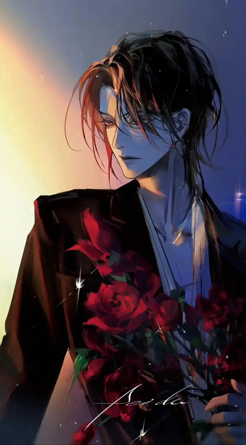 插画分享 #插画 #暗黑系 #高清壁纸 #禁欲系 #壁纸  - 抖音