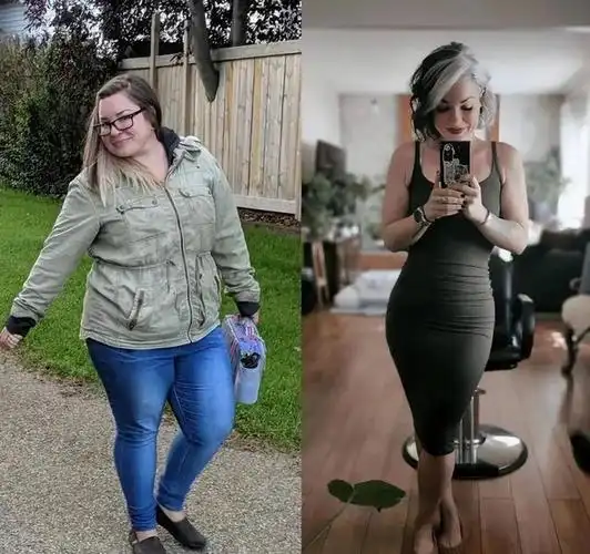 一组减肥对比照曝光你不瘦下来就不知道自己有多美