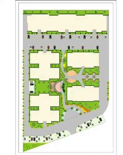 1-杨丽的设计师家园-小区规划平面图