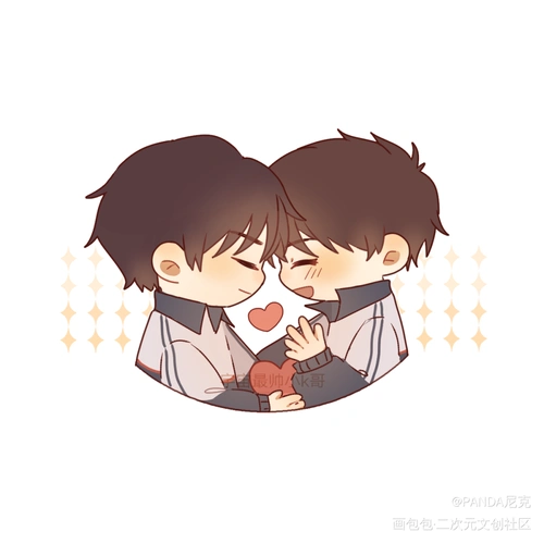 我和我喜欢的你_某某盛望江添q版同人绘画作品