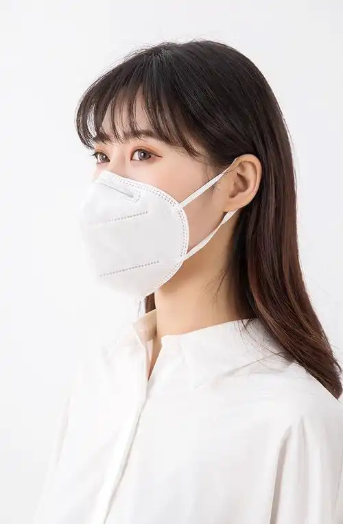 五层白色kn95防护口罩成人防护防尘一次性立体口罩夏季透气