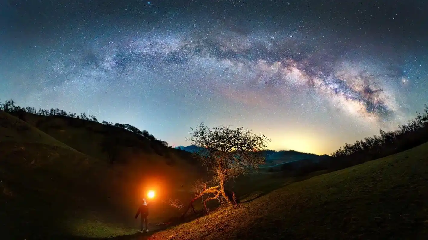 在西安周边拍到的顶级星空.