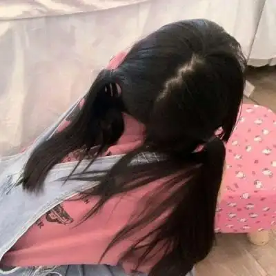 双马尾软妹头像高清可爱的软妹双马尾真人头像图片