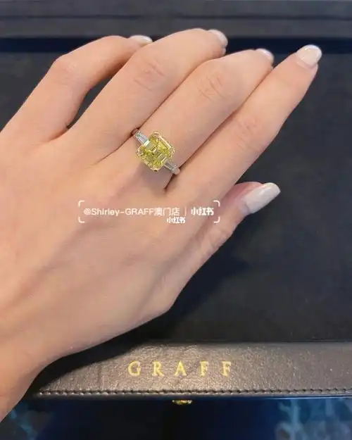 graff彩钻黄钻戒指