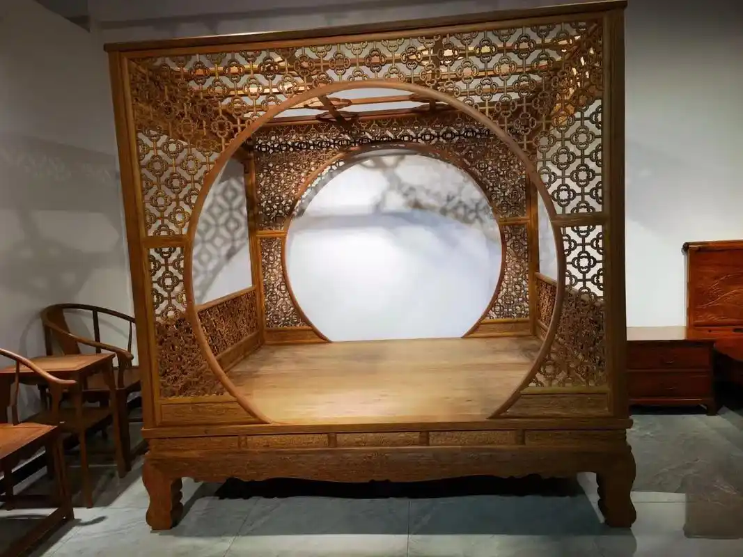 架子床 #榫卯结构 #古香古色 #作品欣赏 - 抖音