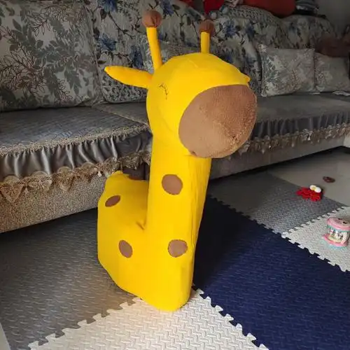 奶粉罐改造长颈鹿沙发09