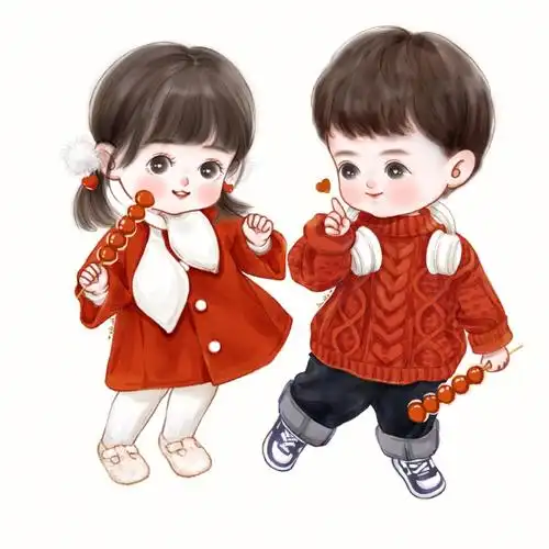 情侣头像糖葫芦都没你甜