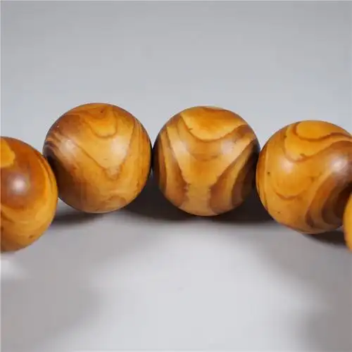 【拍卖#64】琥珀木对眼手串20mm 191031-64