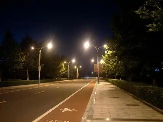 关于夜晚路灯下的句子