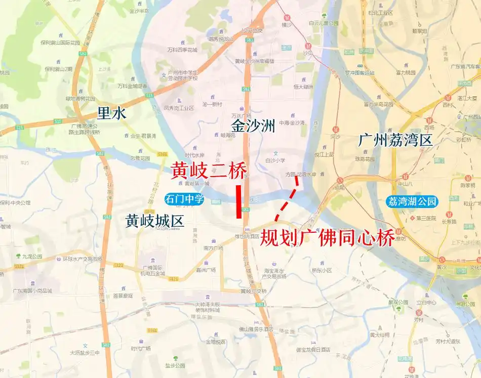 黄岐二桥或告吹800米外规划另一座新桥