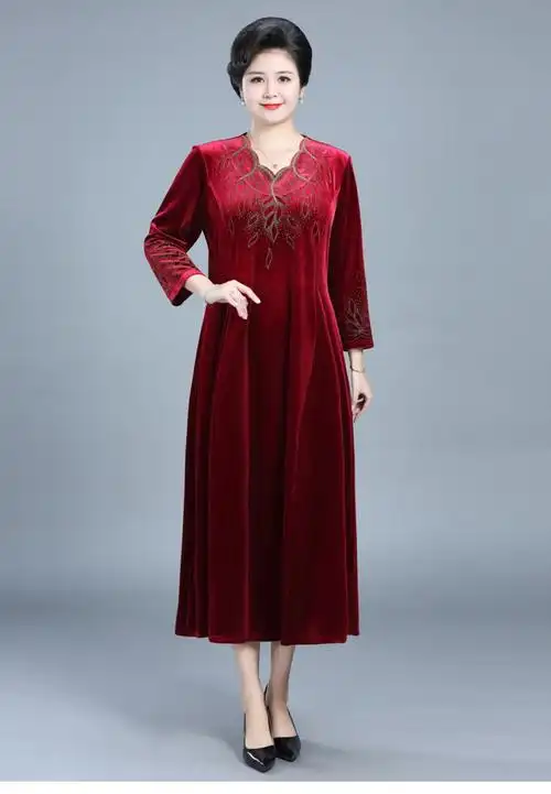 喜婆婆婚宴时尚礼服胖妈妈装加肥加大码200斤结婚嫁女儿丈母娘连衣裙