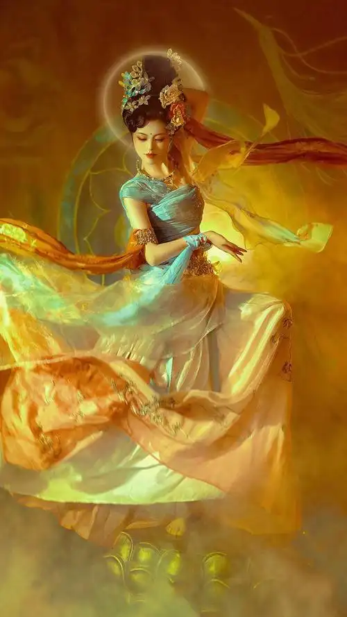 绝美敦煌飞天,小姐姐的颜值真的很高_网易订阅