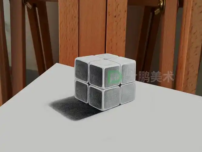 其它 素描4一一3d小魔方 写美篇今天是美术学习的第四课,绘画内容是3d
