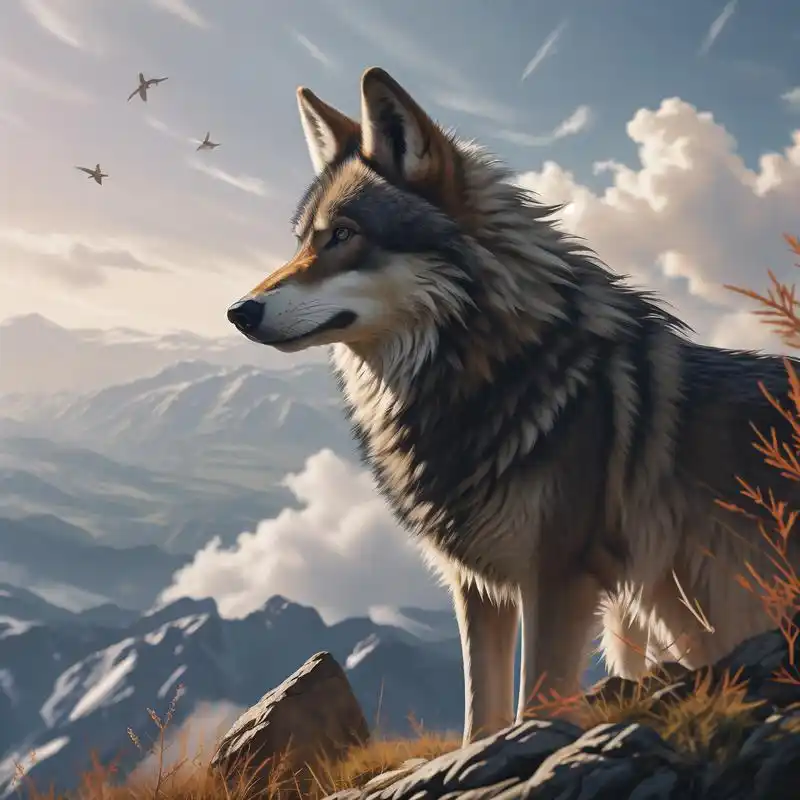 冷酷,勇敢,机智,哪一款狼头像最能代表你?