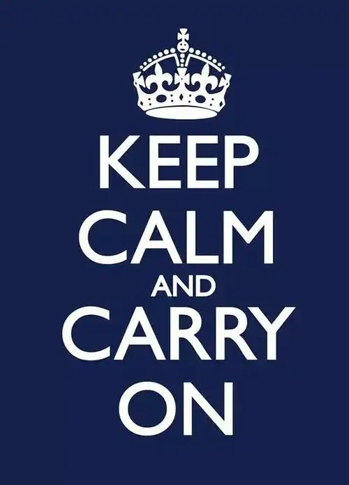 "keep calm and carry on(保持冷静 继续前行)",环球航行期间,郭川常