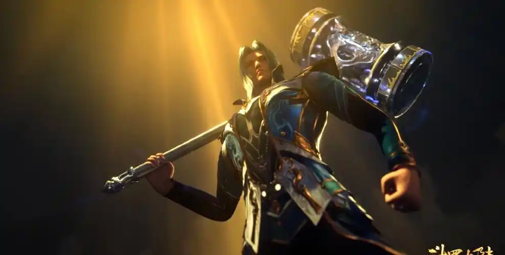 唐三甩昊天锤震慑全场武魂殿全员秒怂唐昊才是他们的噩梦