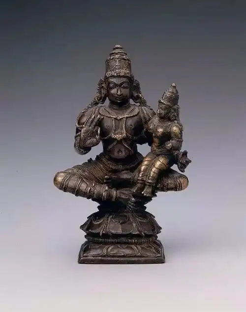 克拉什米-那罗延(lakshmi-narayana),铜印度,16-17世纪,11.