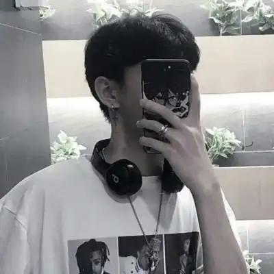 鬼染≯真人帅气手机控男头_男生头像_我要个性网