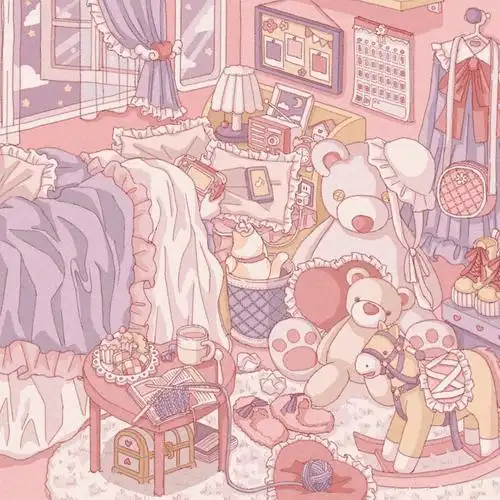 可爱草莓少女心爆棚背景图