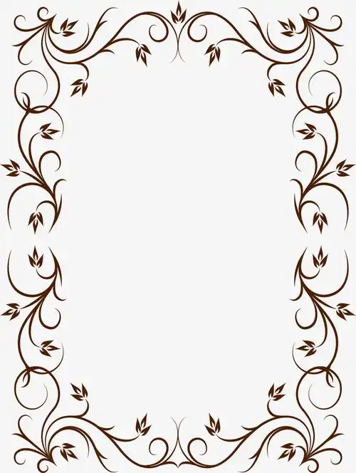 花纹边框装饰