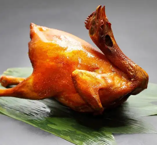 柴火吊烧鸡图片