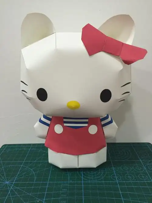 潭州手工学院之纸膜diy制作玩具kt猫
