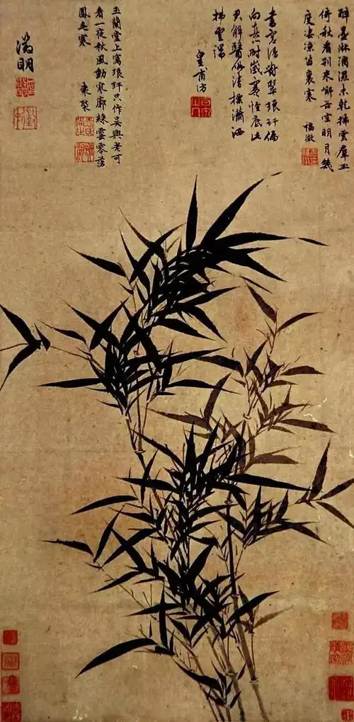 国画竹子挂家里有何寓意?