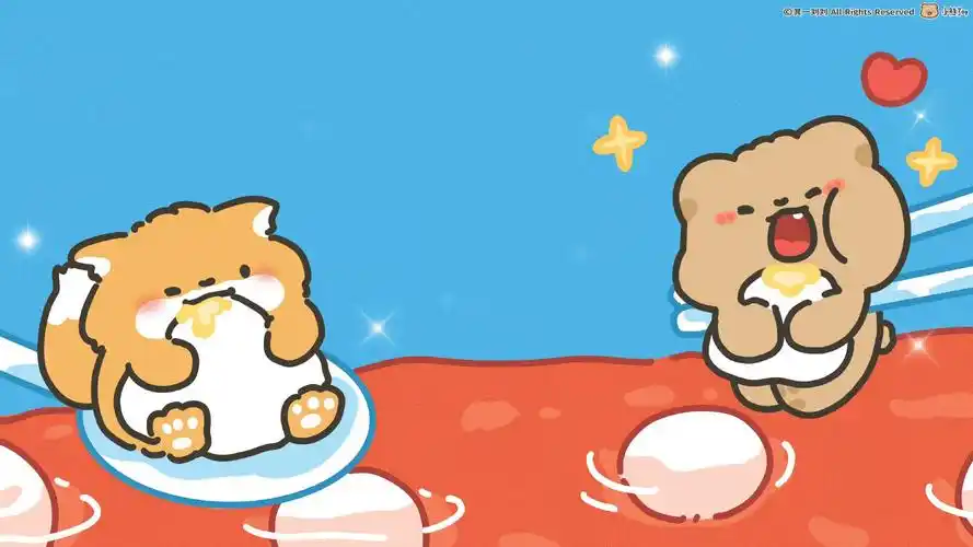 可爱小熊ipad电脑壁纸