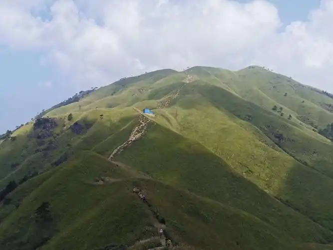 江西武功山徒步穿越(最高峰金顶海拔1918.