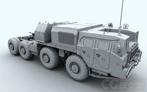 前苏联maz7410重型拖车