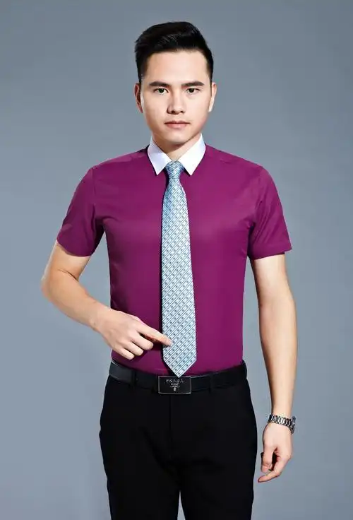 2015夏季新款修身短袖男士休闲西装套装正装男职业装加盟批发