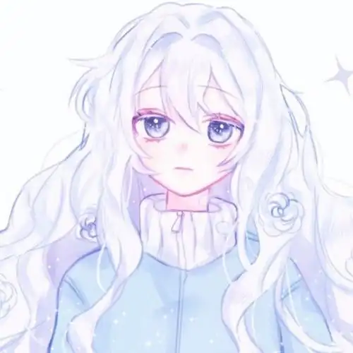 简约清新女头 漫画风格qq头像