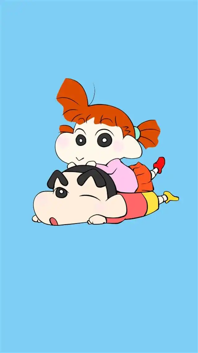 可爱的卡通动画人物蜡笔小新图片iphone手机壁纸