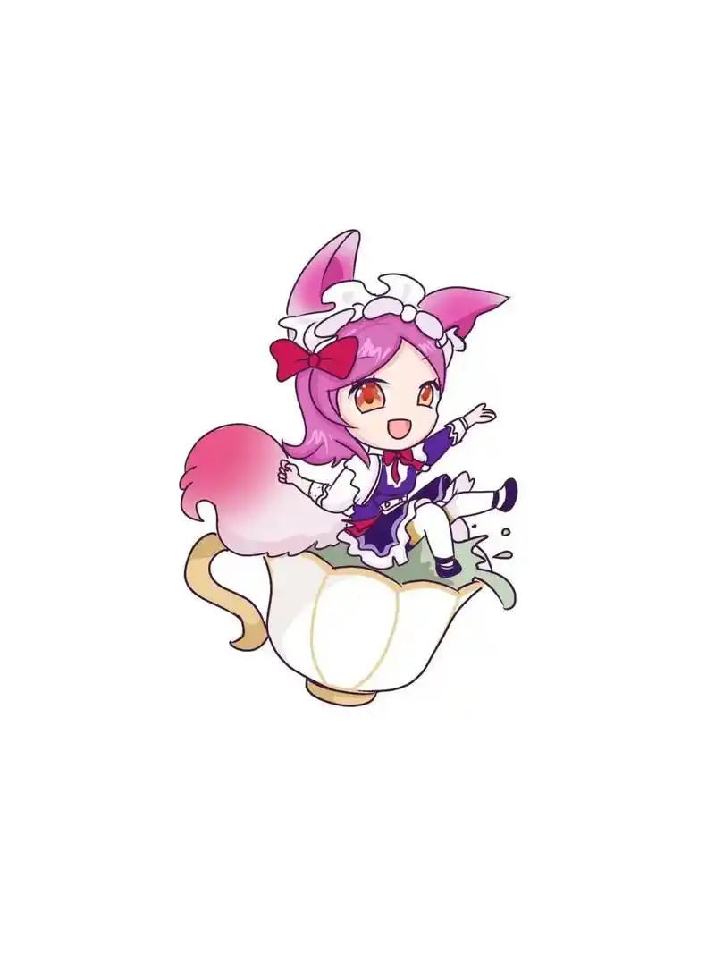 手绘王者荣耀妲己女仆咖啡