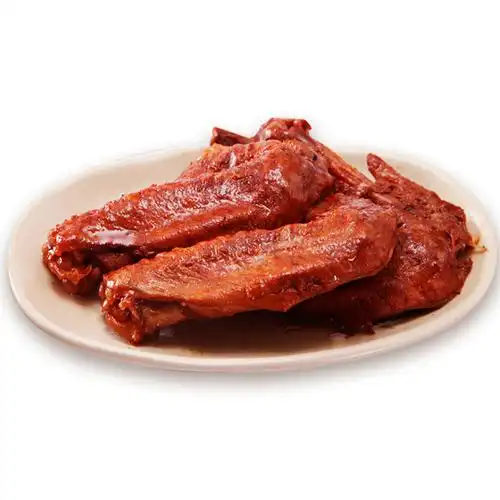 乡吧佬系列卤味特产风味鸭翅 香辣鸭翅卤味零食品100g*50/箱