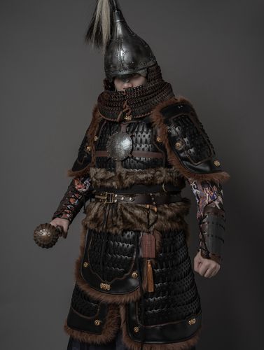 [百守卫]宋 明 扎甲 甲胄 真人可穿 中式盔甲 将校甲影视道具