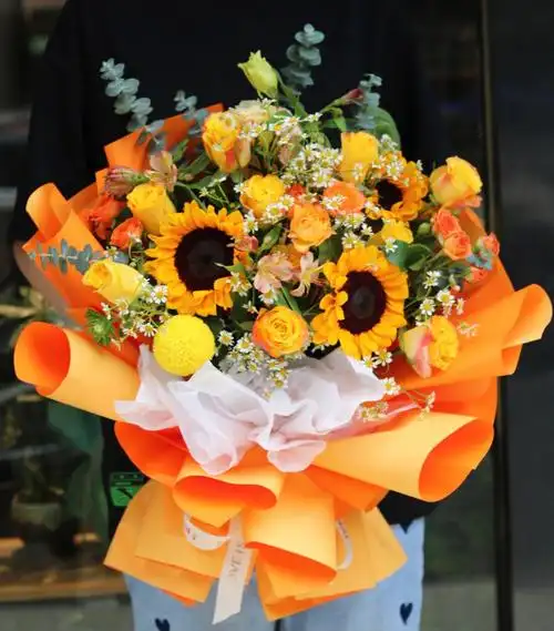 最爱的向日葵花束系列