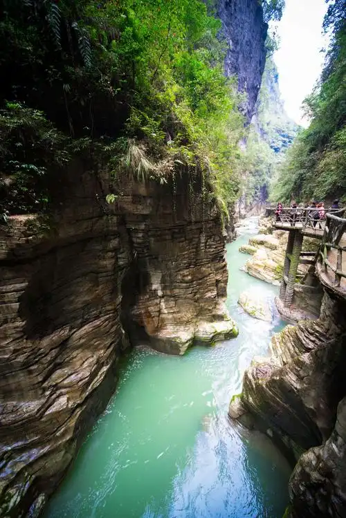 湖北恩施旅游集景.