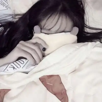 可爱挡脸00后女生头像