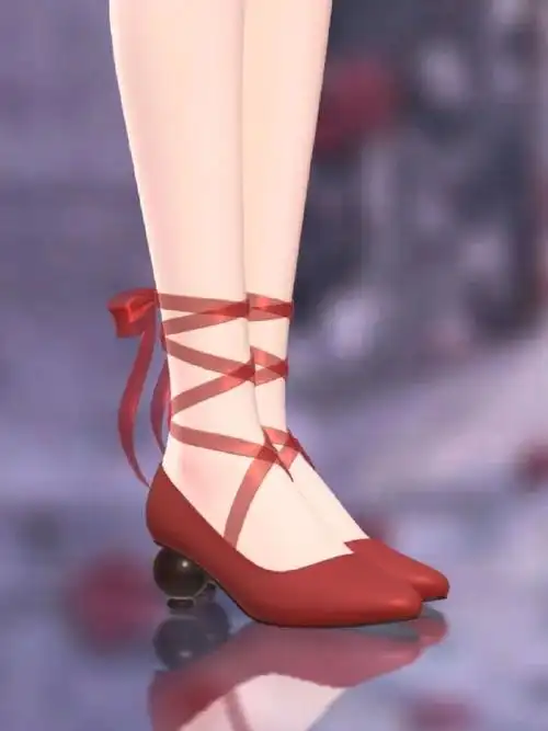 叠的美丽红色高跟鞋#闪耀暖暖##浪游创作营