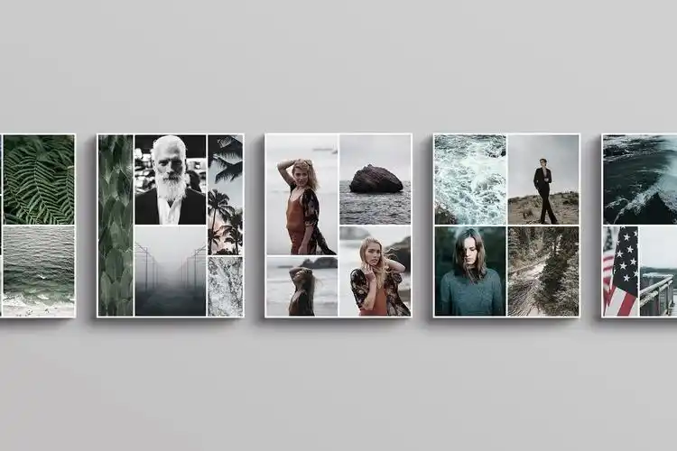 摄影主题多图排版贴图模板canadasocialmediatemplates