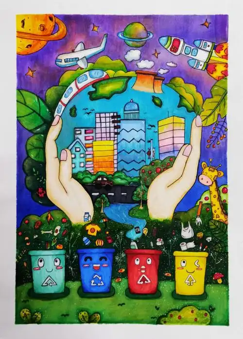 贵阳市中小学生我爱我家生态文明教育绘画大赛获奖作品展示