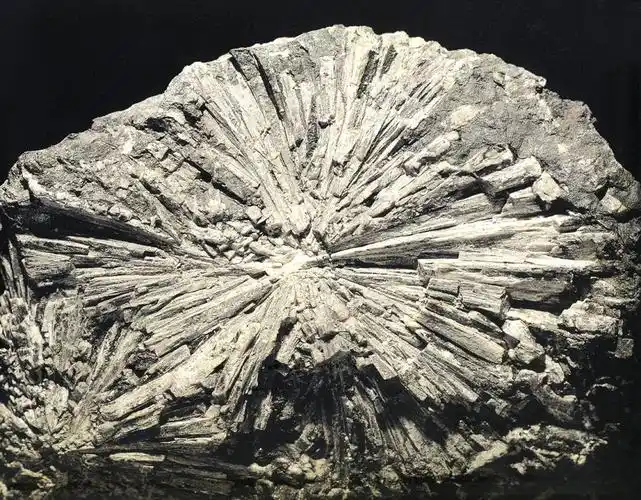 红柱石的放射状集合体