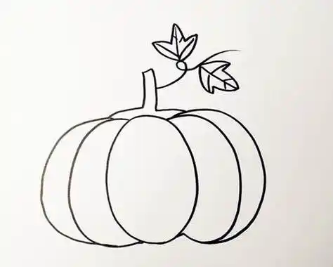 南瓜简笔画 南瓜简笔画儿童画法