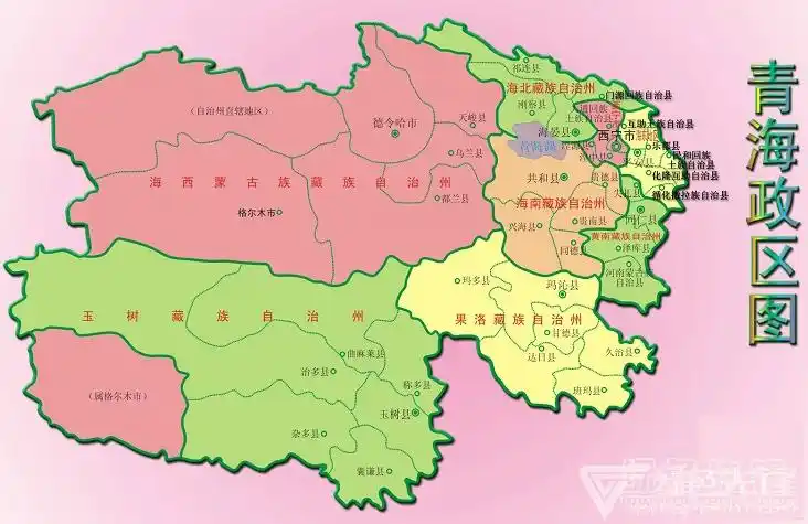 青海行政区划图高清版v10免费版