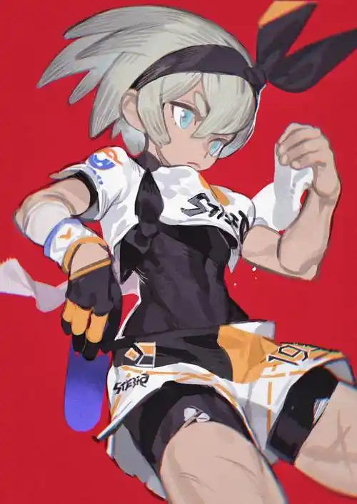 宝可梦剑盾训练家彩豆插画图片