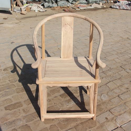 北方老榆木仿古家具靠背椅实木凳