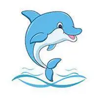 治愈系海豚微信头像