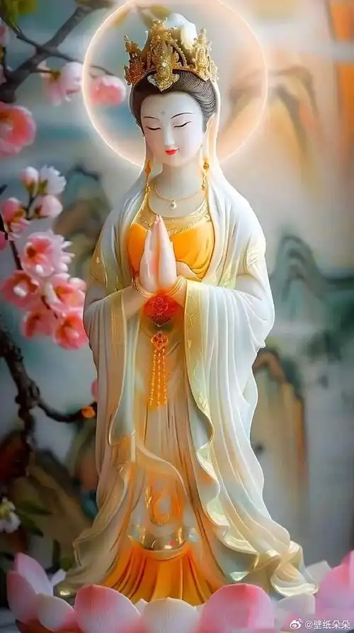 观音菩萨送福壁纸.   转61接~八方来才!顺遂如意!