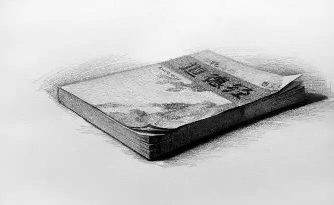 书的素描画和教程